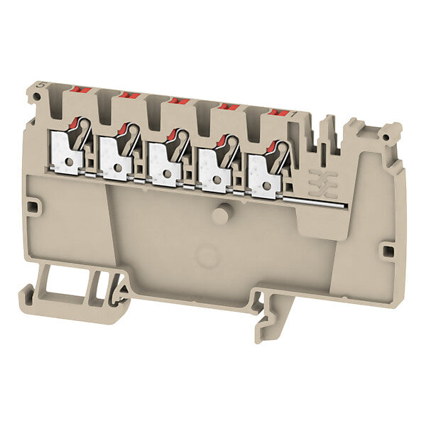 Weidmüller Verteiler-Reihenklemmen 2,5qmm, 24A AAP12 2.5 LI RD